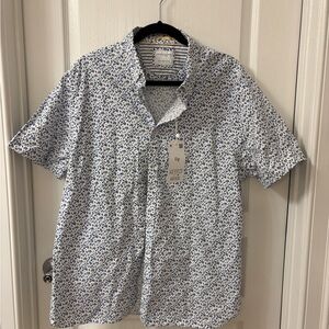 Denim & Flower Blue and White Casual Shirt